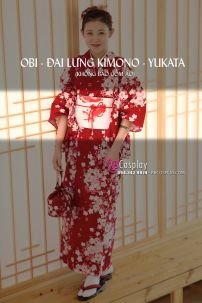 Đai Lưng Cho Kimono Nhật Hình Cá Vàng