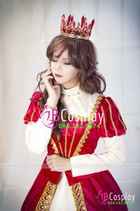 Đồ Nữ Hoàng Elizabeth Đỏ Nhung