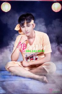 Trang Phục Chú Cuội Vàng In Tranh Đông Hồ