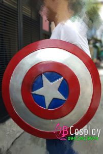 Khiên Captain America Hợp Kim Lớn 60cm - Tỉ Lệ 1:1
