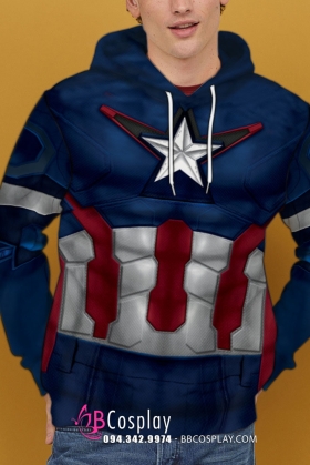 Áo Khoác Captain Có Mũ Chùm Đầu