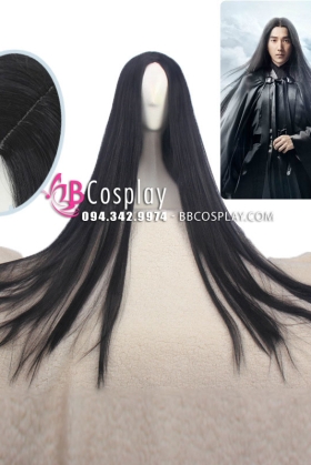 Tóc Đen 2 Mái Dài 150Cm