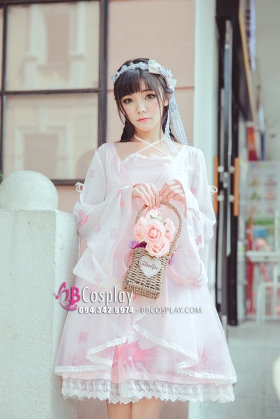 Waloli Hoa Đào Hồng Nhạt