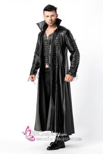 Trang Phục Thợ Săn Ma Cà Rồng Bigsize Vải Da Cao Cấp Phong Cách Gothic