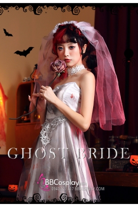 Ghost Bride Đồ Hoá Trang Cô Dâu Ma Dịp Halloween