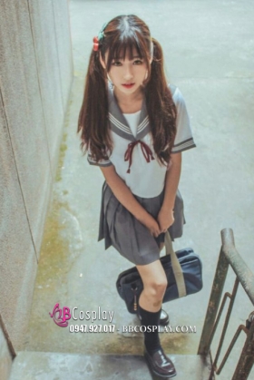 Nữ Sinh Seifuku Mẫu Xám