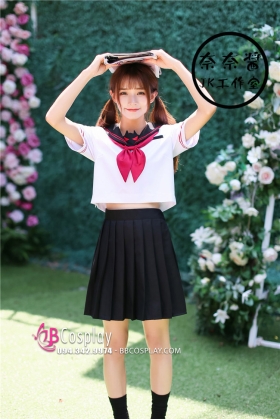 Trang Phục Học Sinh Nhật Bản Dễ Thương Tay Ngắn