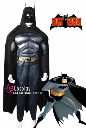 Trang Phục Người Dơi Độn Cơ Bắp In 3D