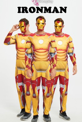 Trang Phục Ironman Cơ Bắp - Màu Vàng
