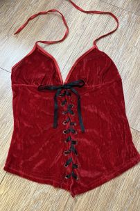 Đầm Cô Bé Quàn Khăn Đỏ Phiên Bản Giáng Sinh - Có Ảnh Thật
