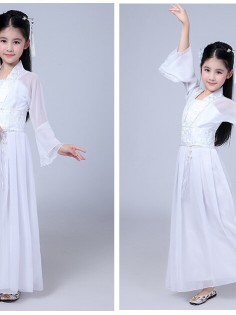 Trang Phục Cổ Trang Cho Bé - Màu Trắng