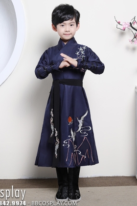 Trang Phục Cổ Trang Nam Hiệp Cho Bé - Thanh Vũ Phi Điểu