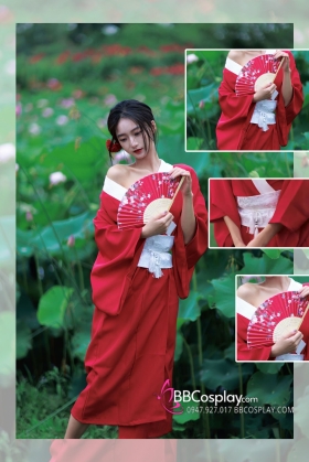 Đai Lưng Yukata Giá Rẻ - Thắt Lưng Yukata Giá Rẻ Loại Bản 15Cm (Không Kèm Nơ Sau Lưng)