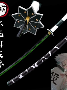 Kiếm Gỗ Dài 1M Sanemi / Phong Trụ - Kimetsu No Yaiba