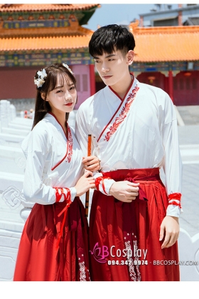 Hán Phục Cặp Đôi Nhị Vãn - Bản Không Khoác