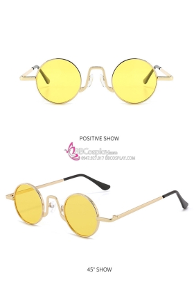 Mắt Kính Sườn Xám Tròng Vàng Tặng Kèm Dây Đeo