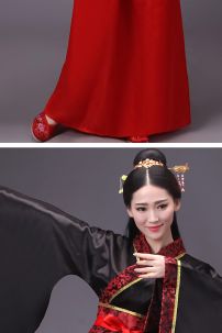 Đồ Hoàng Hậu Nhà Tần- Áo Đen Váy Đỏ