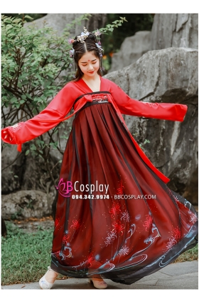 Hán Phục Múa Bỉ Ngạn Xích Dương