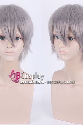 Tóc Giả Nam Xám Khói