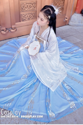 Hán Phục Chiết Ngực Kim Thanh