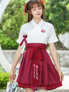 Hán Phục Cách Tân Mèo Đỏ