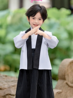 Kimono Bé Trai - Mẫu Trắng