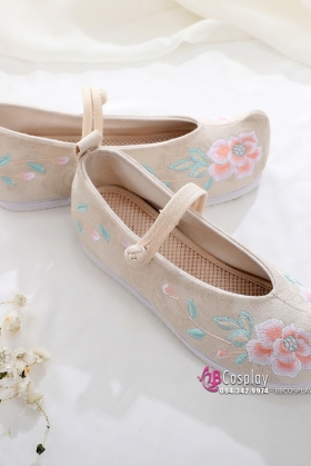 Giày Thêu Hán Phục Đế 4cm Size 38