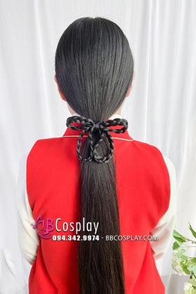 Dây Cột Tóc Cổ Trang Kiểu Bím Hình Nơ Cô Nương