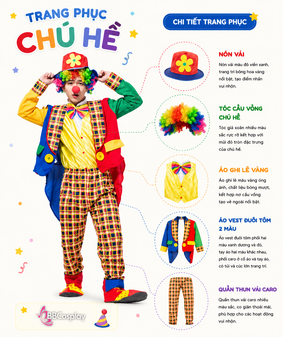 QUẦN ÁO KÈM TÓC 