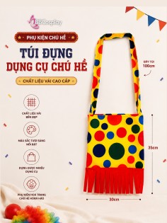 Túi Chú Hề Bằng Vải - Phụ Kiện Chú Hề