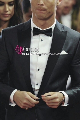 Nơ Bướm Màu Đen Trơn