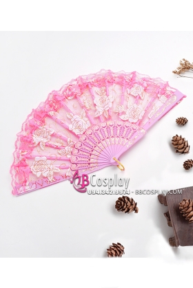Quạt Vải Hồng Phấn