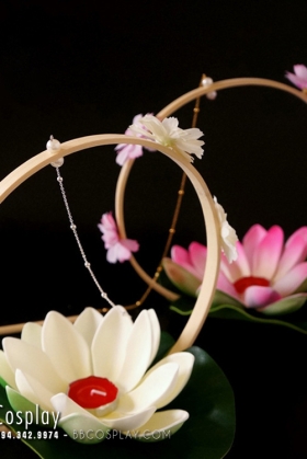 Lồng Đèn Hoa Đăng Sen Trắng