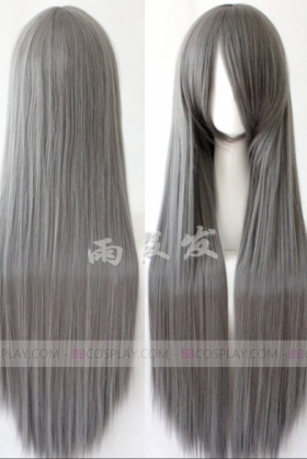 Tóc Xám Thẳng Dài 60Cm