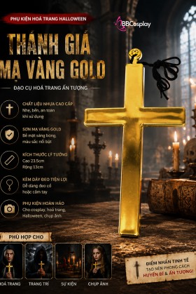 Dây Chuyền Thánh Giá Nhựa Giả Kim Loại