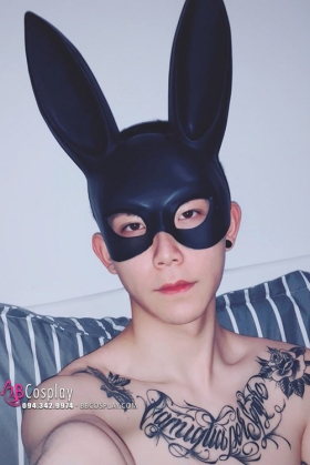 Mặt Nạ Playboy Đen Nhám