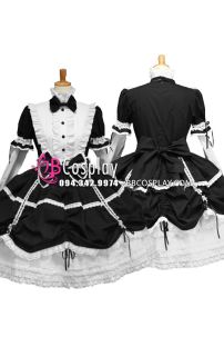 Đầm Lolita Đen Phong Cách Gothic