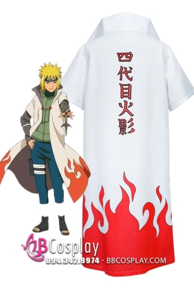 Áo Khoác Minato - Áo Choàng Cosplay Minato - Hokage Đệ Tứ