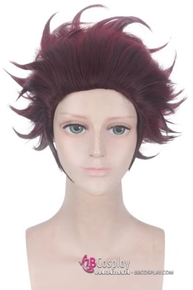 Tóc Giả Đỏ Rượu Tanjirou - Kimetsu No Yaiba