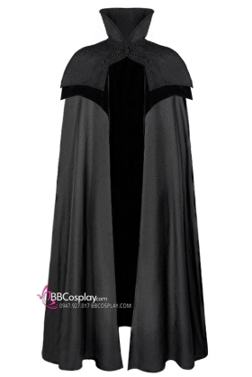 Áo Choàng Phù Thuỷ Mẹ Kế Bạch Tuyết Cổ Cao