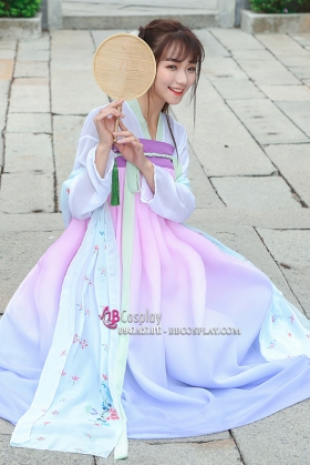 Hán Phục Múa Lạc Hoa Thủy Tinh Tử