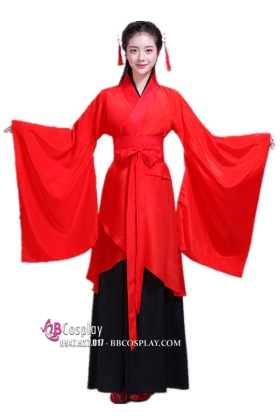 Trang Phục Hằng Nga - Áo Đỏ Váy Đen