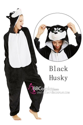 Đồ Hóa Trang Con Chó Husky