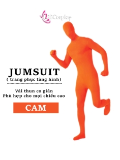 Trang Phục Tàng Hình Jumpsuit Cam - Đồ Liền Thân Cam