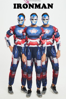 Đồ Người Sắt Ironman Blue Cơ Bắp
