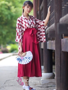Kimono Hakama Nữ Chuẩn Nhật