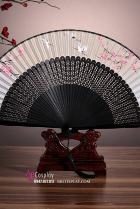 Quạt Xếp Nhật Hạc Bay