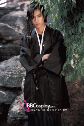 Kimono Nam Phong Cách Samurai - Trang Phục Nhật Bản