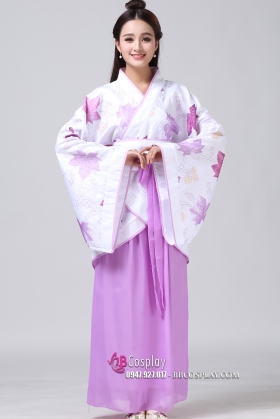 Trang Phục Nhà Tần Lá Phong Tím