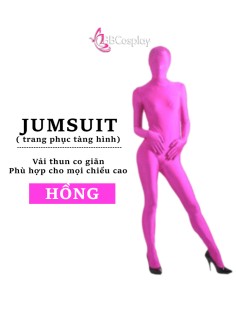 Trang Phục Tàng Hình Jumpsuit Hồng - Đồ Liền Thân Hồng